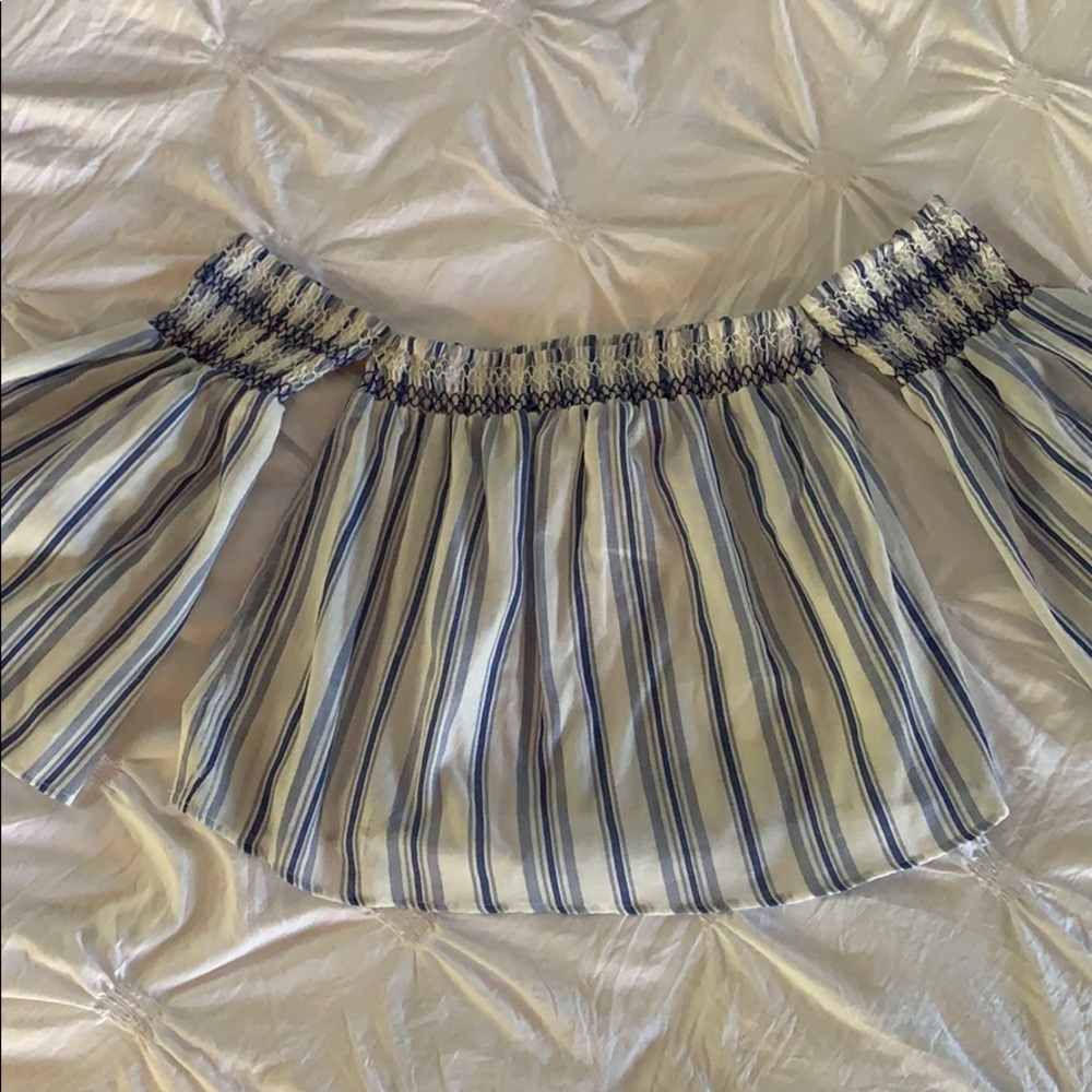 Bohemian off the shoulder blouse